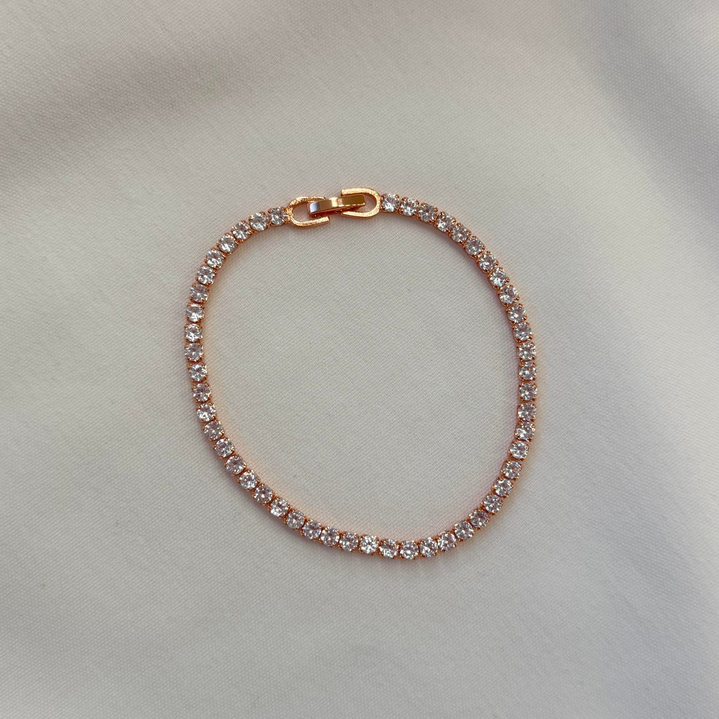 TENNIS BRACELET - ROSE GOLD