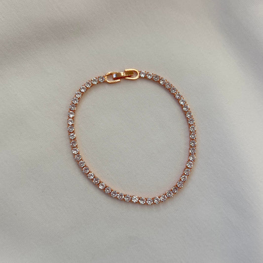 TENNIS BRACELET - ROSE GOLD